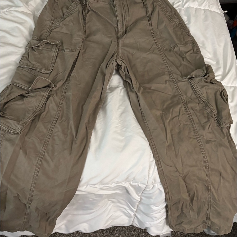 Hollister Men's Cargo Pants - Brown